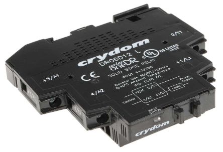 Sensata / Crydom Halbleiter-Interfacerelais, 12 A Max., DIN-Hutschiene 4 Vdc Min. 60 Vdc Max. / 32 Vdc Max.