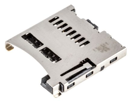 Molex TRANSFLASH,MICROSD CARD MicroSD Speicherkarten-Steckverbinder Stecker, 8-polig / 1-reihig, Raster 1.1mm