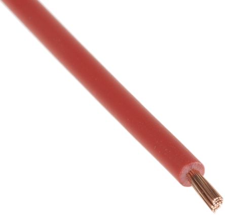 Lapp Einzeladerleitung 0,75 Mm², 18 AWG 100m Rot Ø 2.8mm 2491B