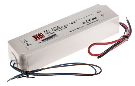 MEAN WELL LED-Treiber 127 → 370 V Dc, 90 → 264 V Ac LED-Treiber, Ausgang 24V / 4.2A Konstantspannung