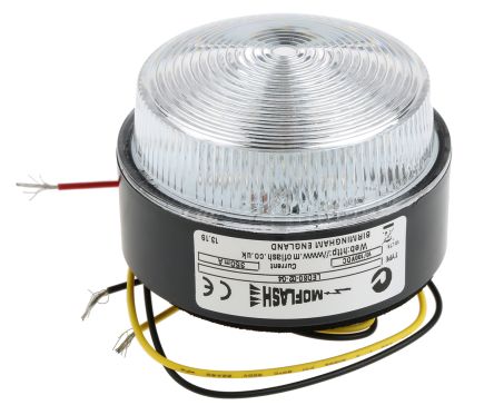 Moflash Indicador Luminoso Serie LED80, Efecto Intermitente, Constante, LED, Verde, Alim. 10 → 100 V.