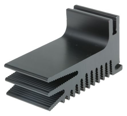 Fischer Elektronik Disipador Negro, 6.5K/W, Dim. 25 X 52.3 X 28mm