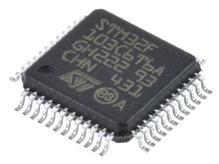 STMicroelectronics Microcontrôleur, 32bit, 10 Ko RAM, 32 Ko, 72MHz, LQFP 48, Série STM32F1