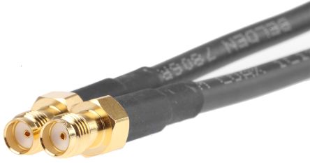 Mobilemark RF195同轴电缆, 3m长, SMA母座转SMA母座, 50 Ω