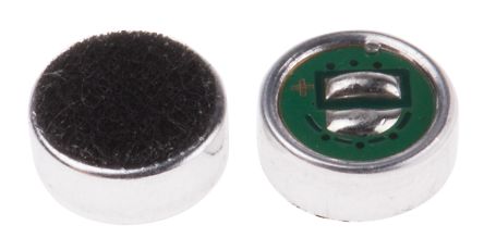 RS PRO Kondensatormikrofon, D.=6mm, Ungerichtet, -40dB, 2V, 2.2kΩ, SNR 60dB