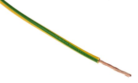 Lapp ÖLFLEX® Series Green/Yellow 1.5 Mm² Hook Up Wire, 30/30, 100m, PVC Insulation