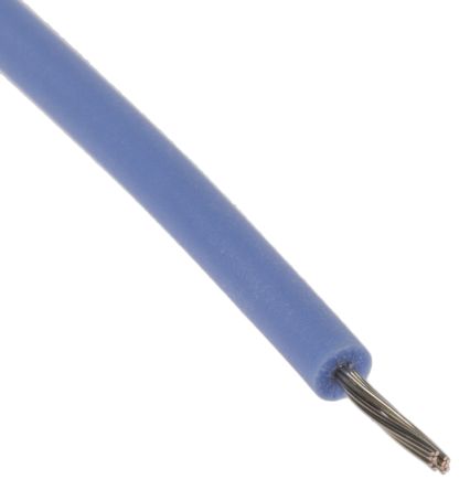 Lapp Cable De Conexión 47002, área Transversal 0,25 Mm² Alta Temperatura Filamentos Del Núcleo 14/0,15 Mm Azul, 300 V,