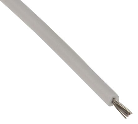 Lapp Einzeladerleitung 0,25 Mm², 24 AWG 100m Weiß Silikon Isoliert Ø 1.9mm 19/0,25 Mm Litzen