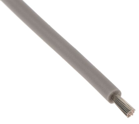 Lapp Einzeladerleitung 1 Mm², 17 AWG 100m Grau Silikon Isoliert Ø 2.5mm 19/0,25 Mm Litzen