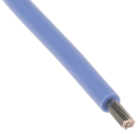 Lapp Einzeladerleitung 1,5 Mm², 15 AWG 100m Blau Silikon Isoliert Ø 2.8mm 19/0,25 Mm Litzen