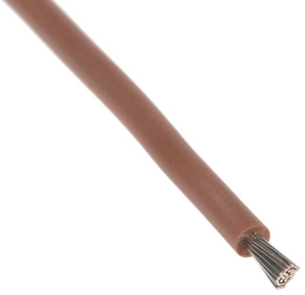 Lapp Einzeladerleitung 1,5 Mm², 15 AWG 100m Braun Silikon Isoliert Ø 2.8mm 19/0,25 Mm Litzen