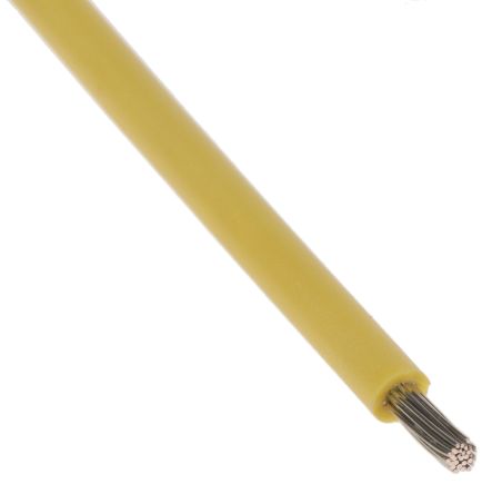 Lapp Einzeladerleitung 1,5 Mm², 15 AWG 100m Gelb Silikon Isoliert Ø 2.8mm 19/0,25 Mm Litzen