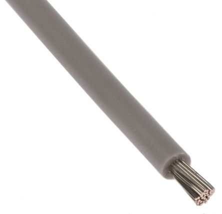 Lapp Einzeladerleitung 1,5 Mm², 15 AWG 100m Grau Silikon Isoliert Ø 2.8mm 19/0,25 Mm Litzen