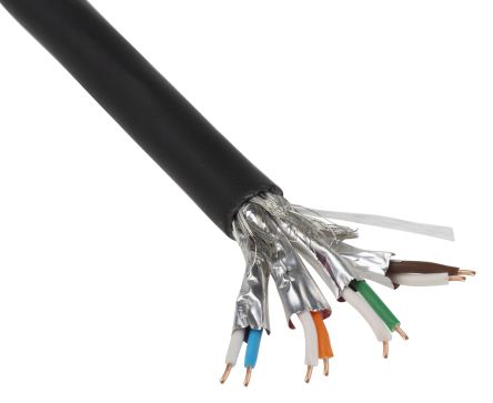 Belden Ethernetkabel Cat.7, 305m Verlegekabel S/FTP, Aussen ø 8mm, PVC