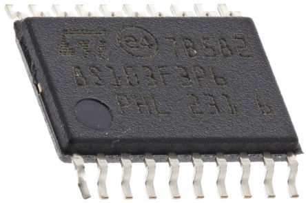STMicroelectronics Mikrocontroller STM8S STM8 8bit SMD 8 KB, 640 B TSSOP 20-Pin 16MHz 1 KB RAM
