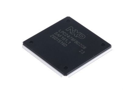 NXP Mikrocontroller LPC24 ARM7TDMI-S 16bit SMD 512 KB LQFP 208-Pin 72MHz 4 KB, 98 KB RAM USB