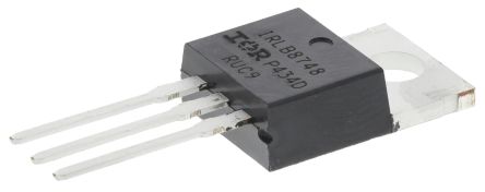 Infineon HEXFET IRLB8748PBF N-Kanal, THT MOSFET 30 V / 92 A 75 W, 3-Pin TO-220AB