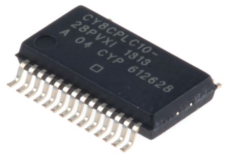 Cypress Semiconductor Microprocesador CY8CPLC10-28PVXI, CY8CPLC10 SSOP 28 Pines