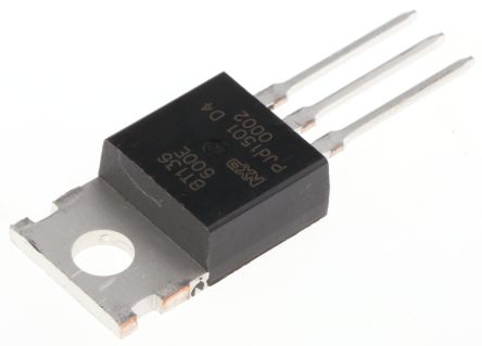 WeEn Semiconductors Co., Ltd TRIAC 4A TO-220AB THT Gate Trigger 1.5V 25mA, 600V, 600V 3-Pin