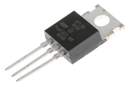 WeEn Semiconductors Co., Ltd TRIAC, BT138-600E,127, TO-220AB, 3-Pines