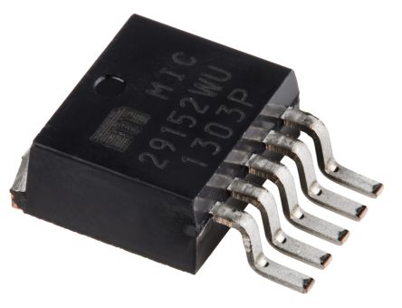 Microchip Spannungsregler 1.5A, 1 Niedrige Abfallspannung D2PAK (TO-263), 5-Pin, Einstellbar