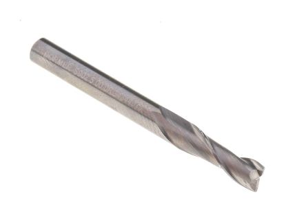 Dormer 键槽铣刀, 微粒碳制, 直柄, 5mm刀头直径, 2刃, 50 mm总长