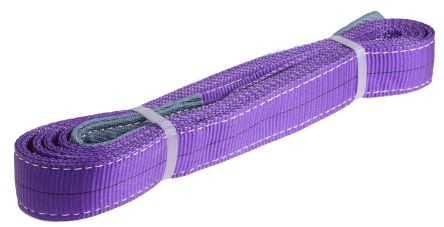 RS PRO Hebeband, Gurtband Violett, 50mm X 4m, 1t