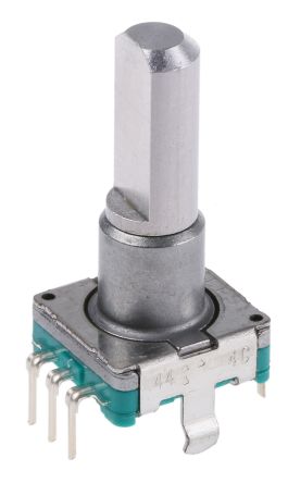 Alps Electric 12 Pulse Incremental Mechanical Rotary Encoder with a 6 mm Hollow