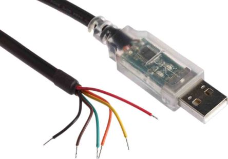 FTDI Chip Konverterkabel, USB A, Kabelende, Stecker
