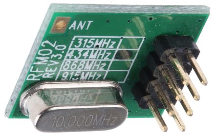 HopeRF RF Transmitter RFM02-433-D 433 MHz, FSK, 2.2 &#8594; 5.4V