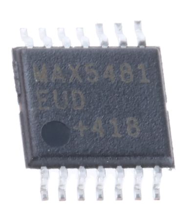 Maxim Integrated Digitales Potenziometer Seriell-SPI 10kΩ 1024-Position Linear 1-Kanal TSSOP 14-Pin