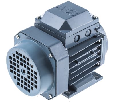 ABB 3GAA Reversible Induction AC Motor, 0.18 KW, IE2, 3 Phase, 4 Pole, 415 V, Foot Mount Mounting