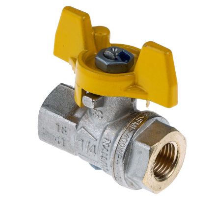 S84B06 RS PRO | RS PRO High Pressure Ball Valve Brass 1/4 in BSPP 2 Way