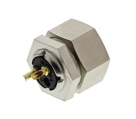 Binder Circular Connector, 2 Contacts, Panel Mount, M9 Connector, Socket, Female, IP40, 711 Series