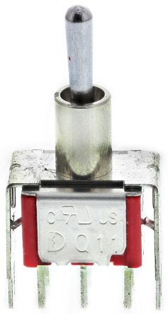 RS PRO Toggle Switch, PCB Mount, On-On-On, DPDT, Through Hole Terminal