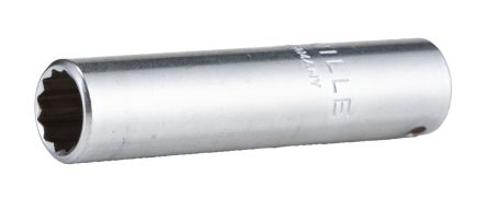 STAHLWILLE 1/4 in Drive 8mm Deep Socket, 12 point, 50 mm Overall Length