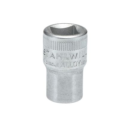 STAHLWILLE 3/8 in Drive 3/8in Standard Socket, 12 point, 27 mm Overall Length