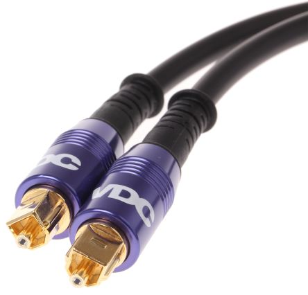 Câble audio optique RS PRO, 2.5m, TOSlink