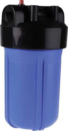 RS PRO Wasserfiltergehäuse Schwarz / Blau BSP1 60l/min