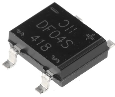 DiodesZetex Brückengleichrichter, 1-phasig 1A 400V SMD 1.1V DFS 4-Pin 500μA