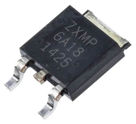 DiodesZetex ZXMP6A18KTC P-Kanal, SMD MOSFET 60 V / 10,4 A 10,1 W, 3-Pin DPAK (TO-252)