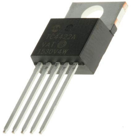 Microchip MOSFET-Gate-Ansteuerung CMOS, TTL 10 A 18V 5-Pin TO-220
