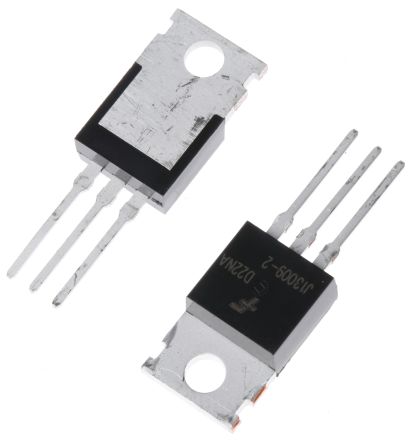 Onsemi FJP13009H2TU THT, NPN Transistor 400 V / 12 A, TO-220 3-Pin