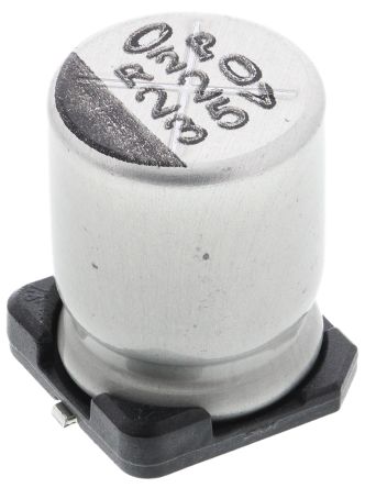 Nichicon WT, SMD Aluminium-Elektrolyt Kondensator 220μF ±20% / 35V Dc, Ø 8mm X 10mm, Bis 105°C