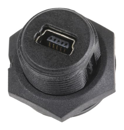 Amphenol Socapex USB-Steckverbinder 2.0 Mini B Buchse / 5.0A, THT