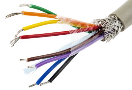 Alpha Wire Câble De Données 0,23 Mm² 24 AWG, Blindé, 50m