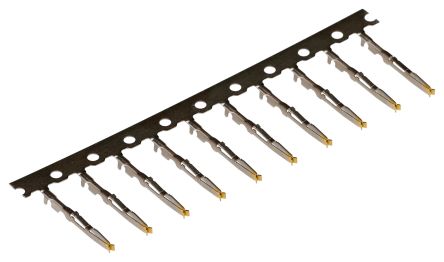 HARTING 09 02, Straight, Female Gold over Nickel, Copper Alloy, Backplane Connector Contact
