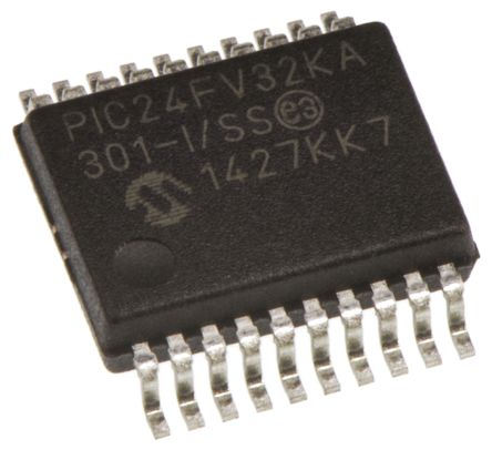 Microchip Mikrocontroller PIC24FV PIC 16bit SMD 32 KB SSOP 20-Pin 32MHz 2048 KB, 512 B RAM