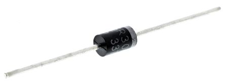 Taiwan Semiconductor Taiwan THT Schottky Diode, 60V / 3A, 2-Pin DO-201AD