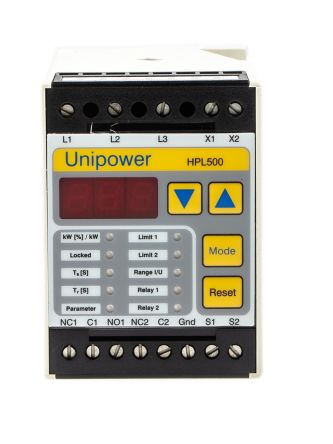 Unipower 电动机负载监控器, HPL系列, 额定电流40 A, 电源电压100 → 400 V 交流